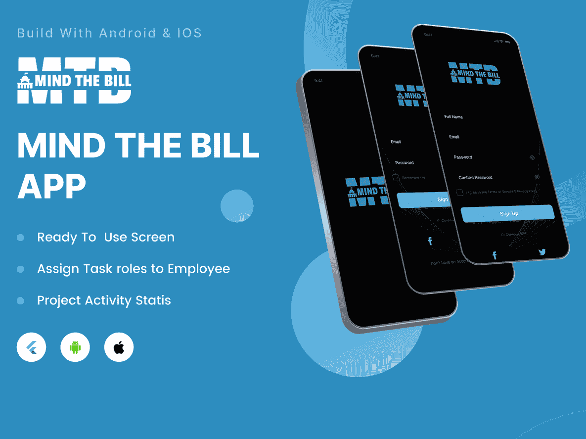 Mind The Bill App Design