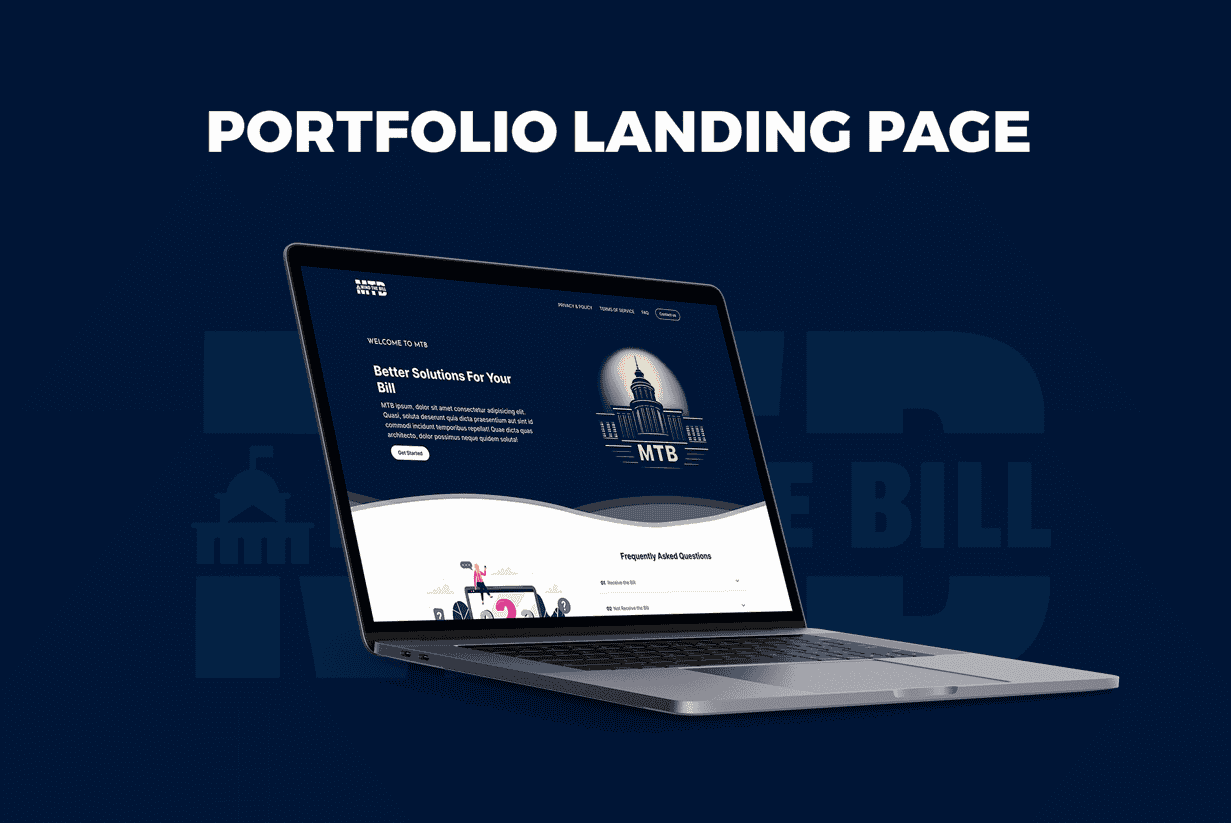 MTB Landing Page Design